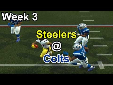 “Steelers vs Colts Thriller | Week 3 in Retro Madden 12 (2025 Rosters, PCSX2)”