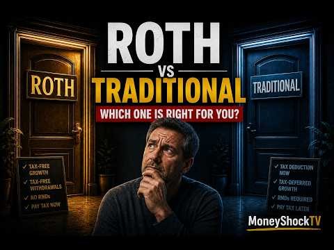 Roth or Traditional IRA? Most People Choose Wrong. #rothira #retirement