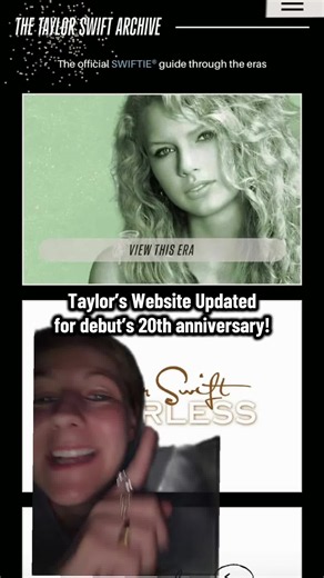 Taylor’s debut album’s 20th anniversary is SATURDAY!!! Her website has been updated with an animation celebrating 20 years of taylor! I cannot wait to see why they have in store for us. #taylornation #taylorswift #swiftie #taylorsversion #swifttok