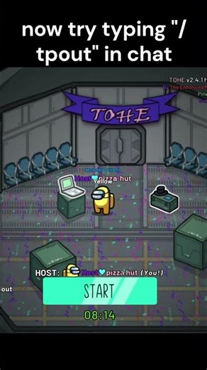 How to Enable /tpout in TOHE Among Us