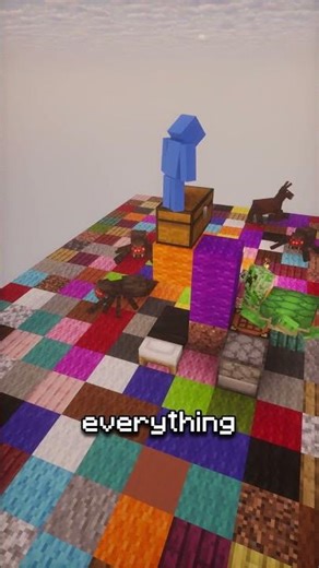 One Block Challenge Goes Absolutely Insane #minecraft #shorts