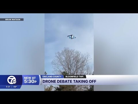 Drone debate taking off in Bloomfield Township