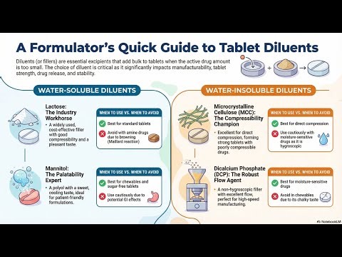 The Unsung Heroes of Tablets: Diluents