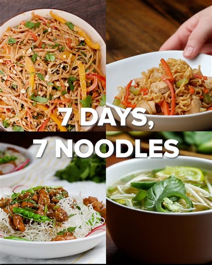 7 Days, 7 Noodle Recipes | Tasty