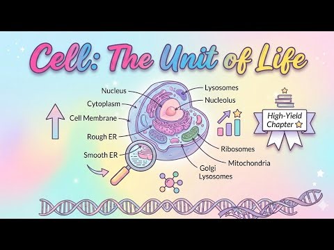 Cell: The Unit of Life Explained Easily | Class 11 Biology Full Chapter Part 1 #celltheunitoflife