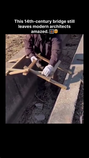 How Leonardo da Vinci's Bridge Works #shorts