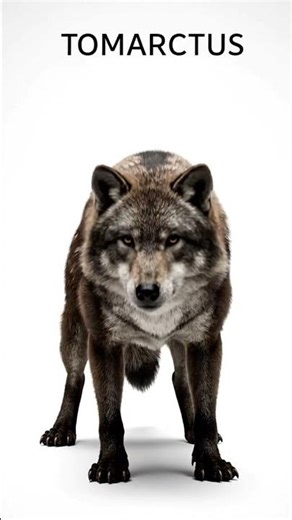 Wolf evolution 🐺| 80 million years in seconds.#wildlife #facts