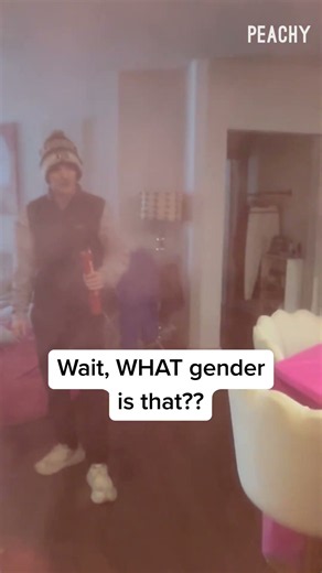 Hope he's ready for a big cleanup #genderreveal #cannon #messy #fails #shorts