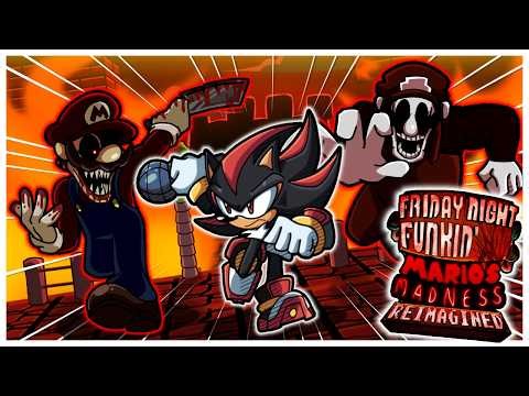 Shadow vs MARIO MADNESS REIMAGINED!! | Friday Night Funkin'