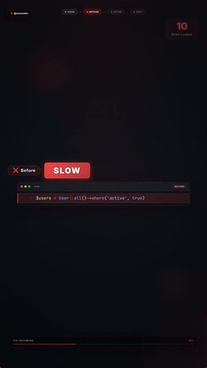 One of the most common performance mistakes in Laravel