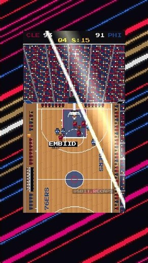 Cavaliers at 76Ers came down to the buzzer 🏀 44-second recap