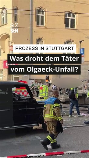 Eine Tote, acht Verletzte: Der tödliche Unfall am Olgaeck vor einem Jahr beschäftigt am Mittwoch das Amtsgericht. Am 2. Mai 2025 war in der Stuttgarter Innenstadt ein Mercedes-Geländewagen gegen das Fußgänger-Geländer vor der Stadtbahn-Haltestelle geprallt, hatte eine 46-jährige Frau getötet, acht weitere Passanten teils schwer verletzt. Was droht dem Beschuldigten? #stuttgart #polizei #olgaeck #unfall