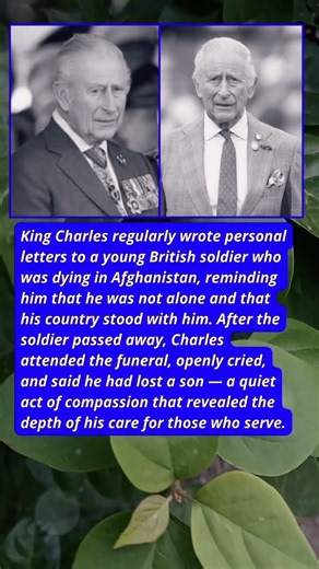 King Charles Wrote to a Dying Soldier Every Week… Then Called Him “My Son” #royalfamily