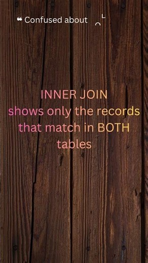 Confused about SQL JOIN?