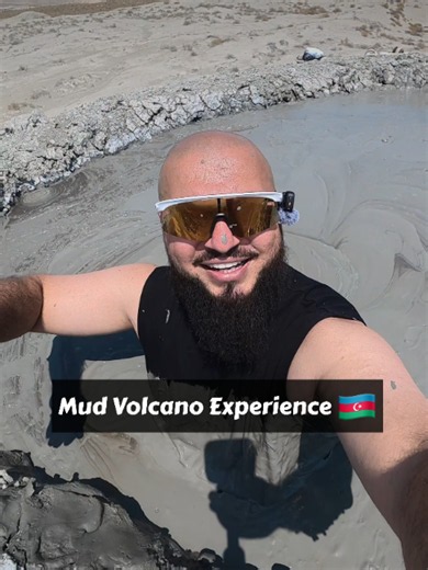 I Recommend This! Dipping In Mud Volcanoes Of Qubustan In Azerbaijan 🇦🇿 #Azerbaijan #Travel #davudakhundzada