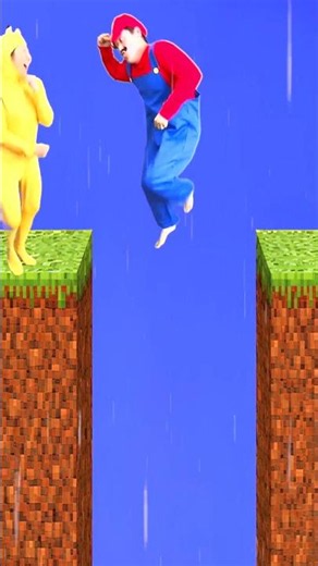 Super Mario Infinitely Rescues Little Bro from Danger... #humor #emotionalstory #sad
