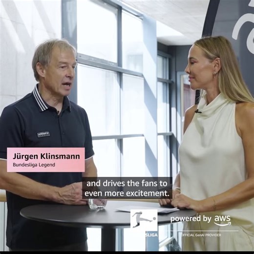AWS generative AI powers innovation, from the Bundesliga pitch to your business. The same technology delivering real-time football analysis is helping organizations accelerate innovation & drive smarter, data-informed decisions across industries. See where sport meets enterprise transformation: go.aws/48GoMyU | Amazon Web Services
