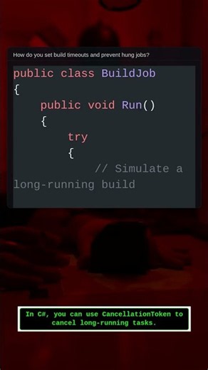 Build Timeouts | C# .NET Interview Question #Shorts #Csharp #Coding #Programming