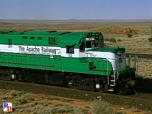 A quintet of American Locomotive Company products departs Holbrook, Arizona on their way to the paper mill in Snowflake. The railroad and the town of Snowflake took a huge blow on September 30, 2012, when the mill closed. From the Pentrex show "Those Incredible ALCOs Volume 3" https://rfd.video/Alcos3 | Railfan Depot
