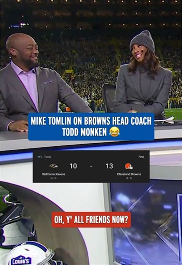 Mike Tomlin likes Coach Monken’s style … but let’s not get carried away. 😂 📺 Sunday Night Football on NBC & Peacock #nfl #footballtiktok #nflfootball #cleavelandbrowns #miketomlin
