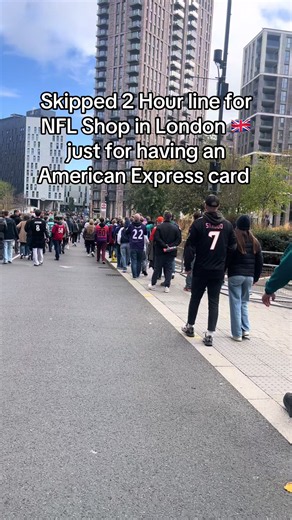 Skip the 2-Hour NFL Shop Line in London with American Express