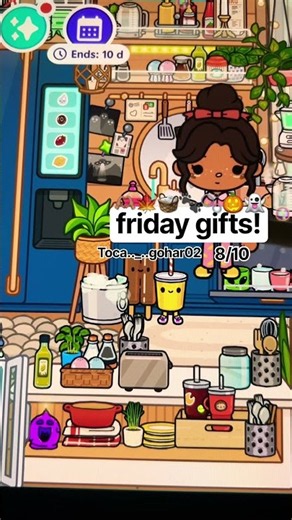 Toca Boca Free Friday Gift 🎃🍁🧺 | Cute & Aesthetic Toca Life World #shorts