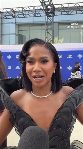 Jordan Chiles Finally Meets Beyoncé | Olympic Gymnast Shares Unforgettable Moment | #Shorts | N18S