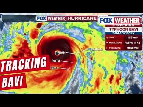 Super Typhoon Bavi Batters Mariana Islands With 100+ MPH Wind Gusts
