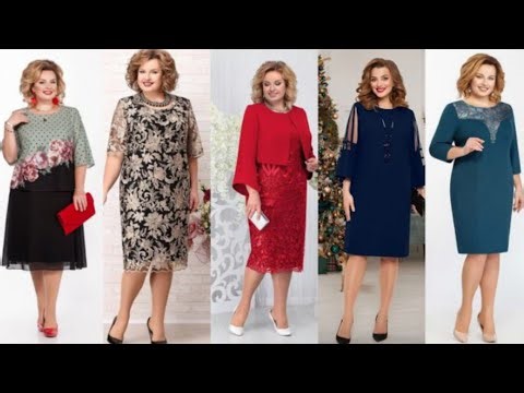Modern and elegant Plus size dress ideas for women over 50/lstest party wear dresses 2026