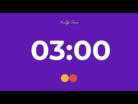3 Minute Countdown Timer ⏱️ | Ticking Sound | Quick Focus Timer 