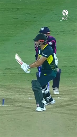 Timing and power in the Marcus Stoinis playbook 📘 #T20WorldCup #Cricket #CricketReels | ICC - International Cricket Council