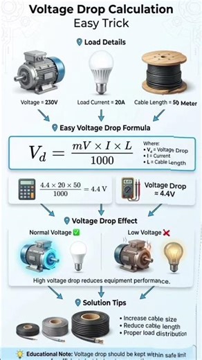 VOLTAGE DROP CALCULATION