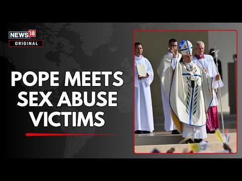Pope Leo Meets Sex Abuse Victims | ‘EVIL MUST NOT BE REPEATED’ Pontiff Pledges Action In France-N18G