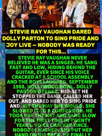 Stevie Ray Vaughan DARED Dolly Parton to Sing Pride and Joy Live — Nobody Was Ready For THIS #shorts
