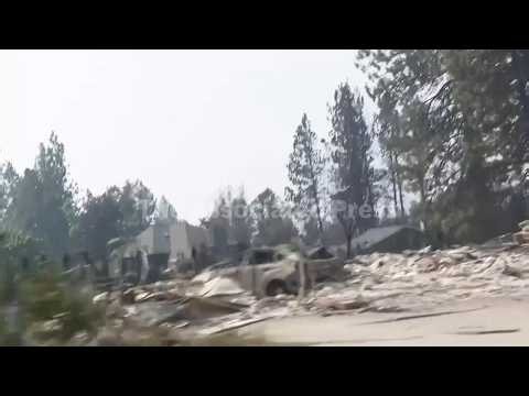 Wildfire damage leaves burned homes and debris across Spokane area