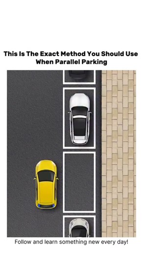 Science | cosmos on Instagram: "This is the exact method you should use when parallel parking — it’s all about angles, reference points, and slow control. By aligning your car properly with the one in front, turning the steering at the right moment, and adjusting in two smooth steps, you reduce stress and avoid hitting the curb or nearby vehicles. Parallel parking isn’t hard — it’s predictable when done correctly. Correct alignment + slow steering = perfect parking every time. Safety note: Alway