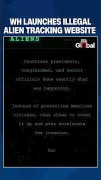 White House Launches Aliens.Gov Site To Track Illegal Immigrants With Nationwide Arrest Map