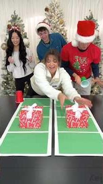 Christmas Cup Flip Challenge! 🎁