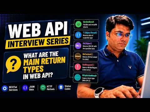 What are the Main Return Types in Web API? | ASP.NET Core Interview Questions