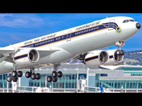 ✈️ 35 BIG & CLOSE UP Planes | RARE Thai Royal A340 + Incredible Plane Spotting! AUGUST 2026