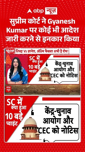 Chitra Tripathi : Supreme Court ने Gyanesh Kumar पर कोई भी आदेश जारी करने से इनकार किया | Congress