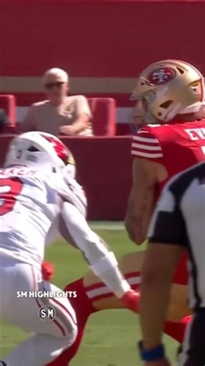 Mike Evans gets hit hard and CARTED off the field 49ers vs Cardinals #shorts #nfl #49ers #cardinals