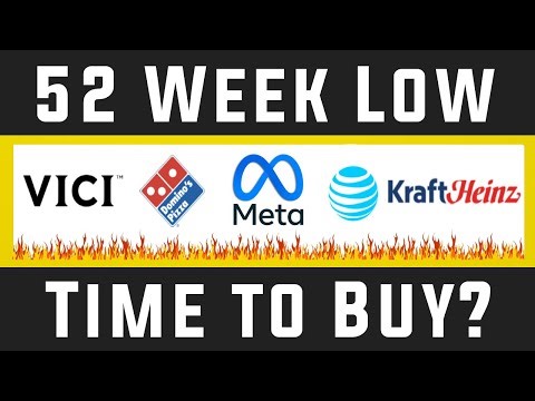 5 Dividend Stocks at a 52 Week Low!