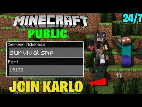 🔴 Minecraft Public SMP LIVE 😱 | 24/7 Cracked Server | Java + PE