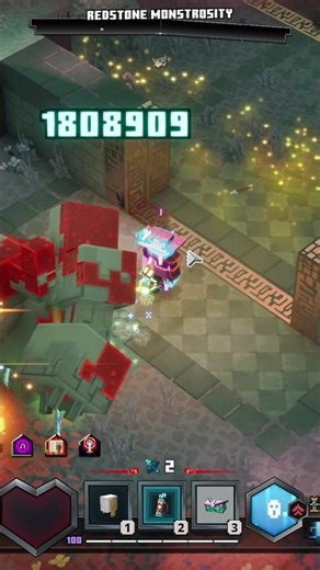 1.8 Million damage in Minecraft Dungeons 2