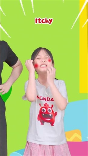 Kids learning English through songs: Mosquito bite it's so itchy! Itchy Song #kidssong #englishsongs