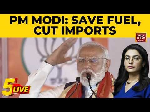 PM Modi's Austerity Appeal Sparks Market Crash And Political Row Over Fuel Crisis | India Today