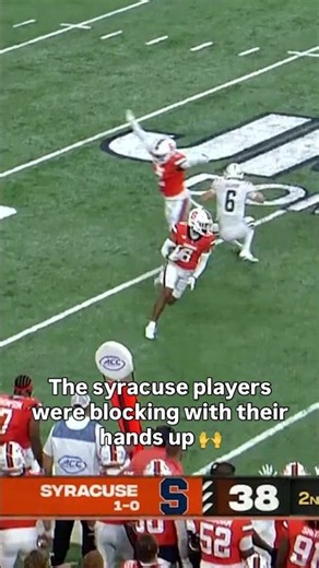 He took that all the way 🔥 #syracuse #accfootball #collegefootball