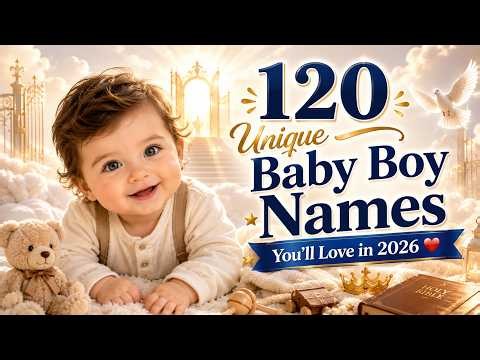120 Unique Baby Boy Names You'll Love in 2026 ❤️