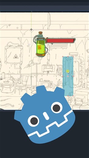 Hand-animated game in GODOT!? #gamedev #animation #godot #godotengine #gaming #gameplay
